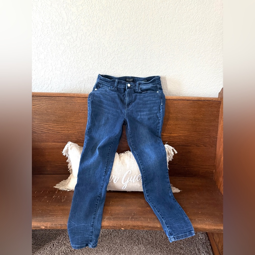 Judy Blue Dark Wash Skinny Jeans - Picture 4 of 5